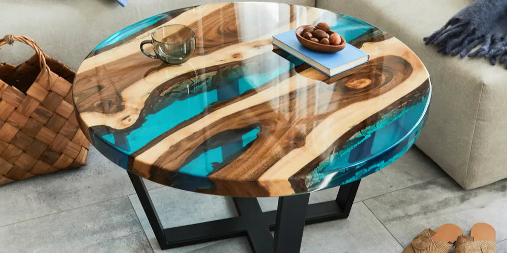 comment fabriquer une table en bois et epoxy ?