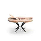 grande table ronde extensible design