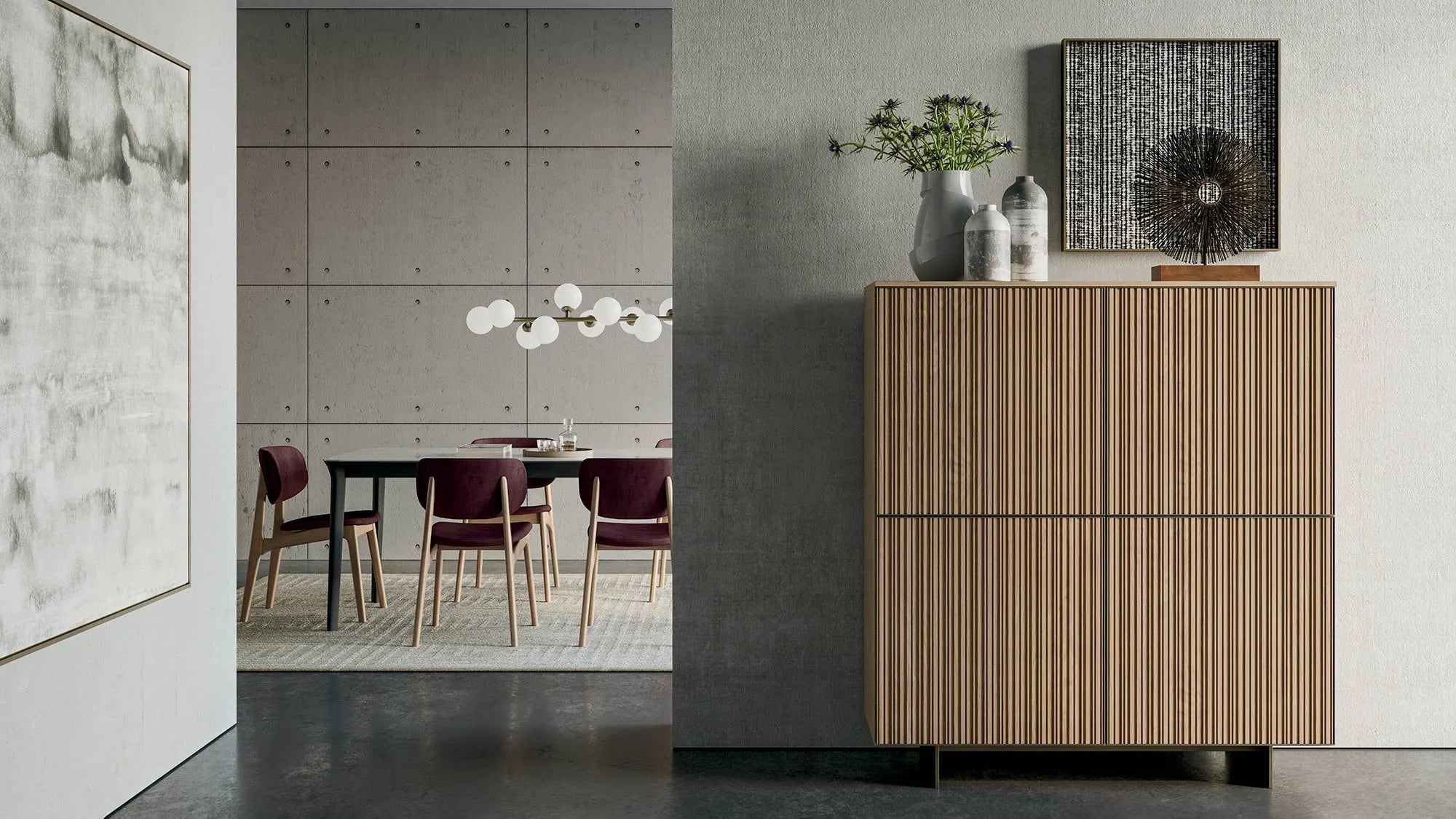 chaise frene assise tissu