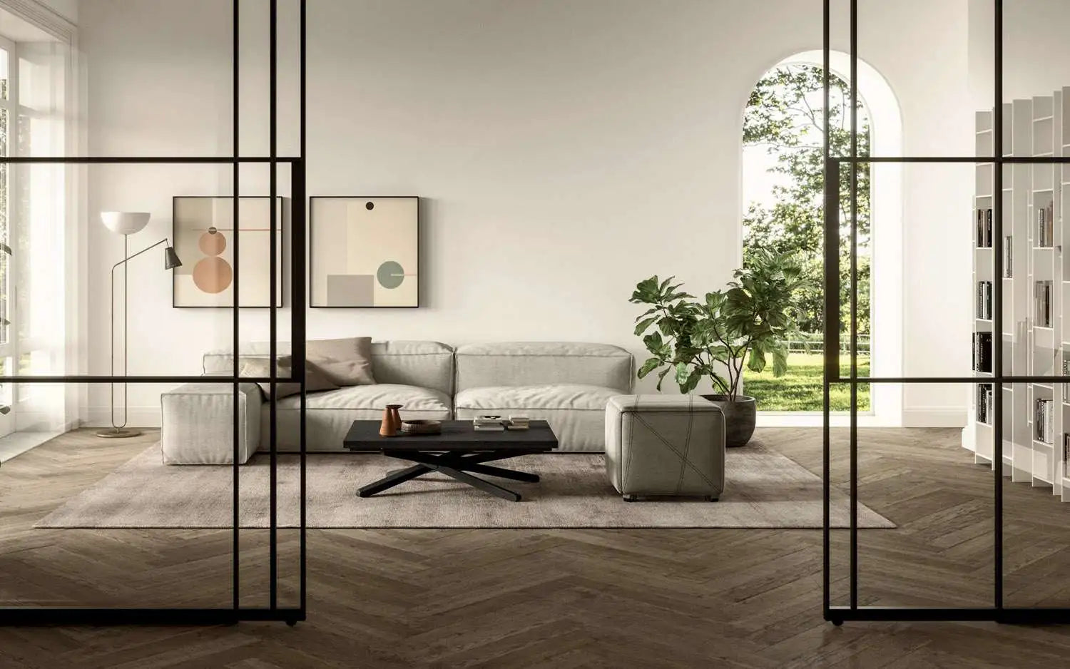 table basse transformable bois