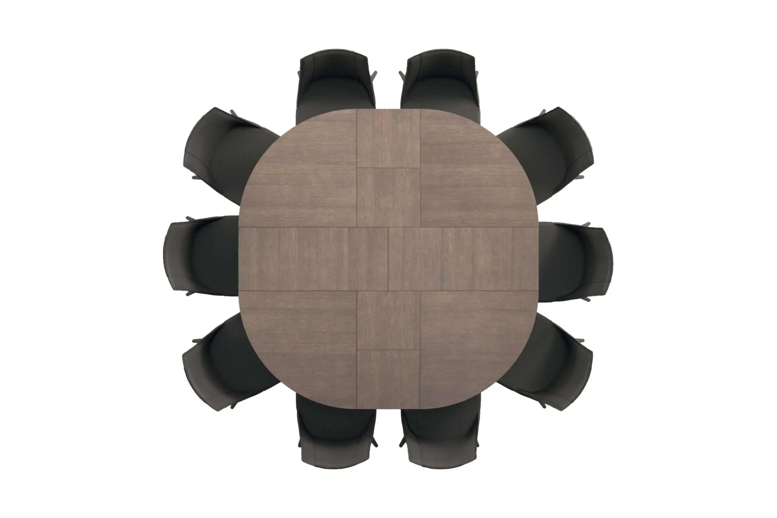 table a manger ronde industrielle extensible