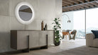 grande table plateau ceramique pied central design
