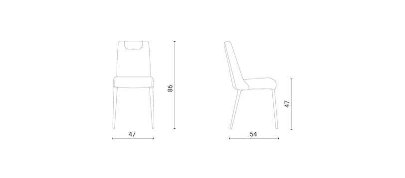 chaise haut dossier salle a manger