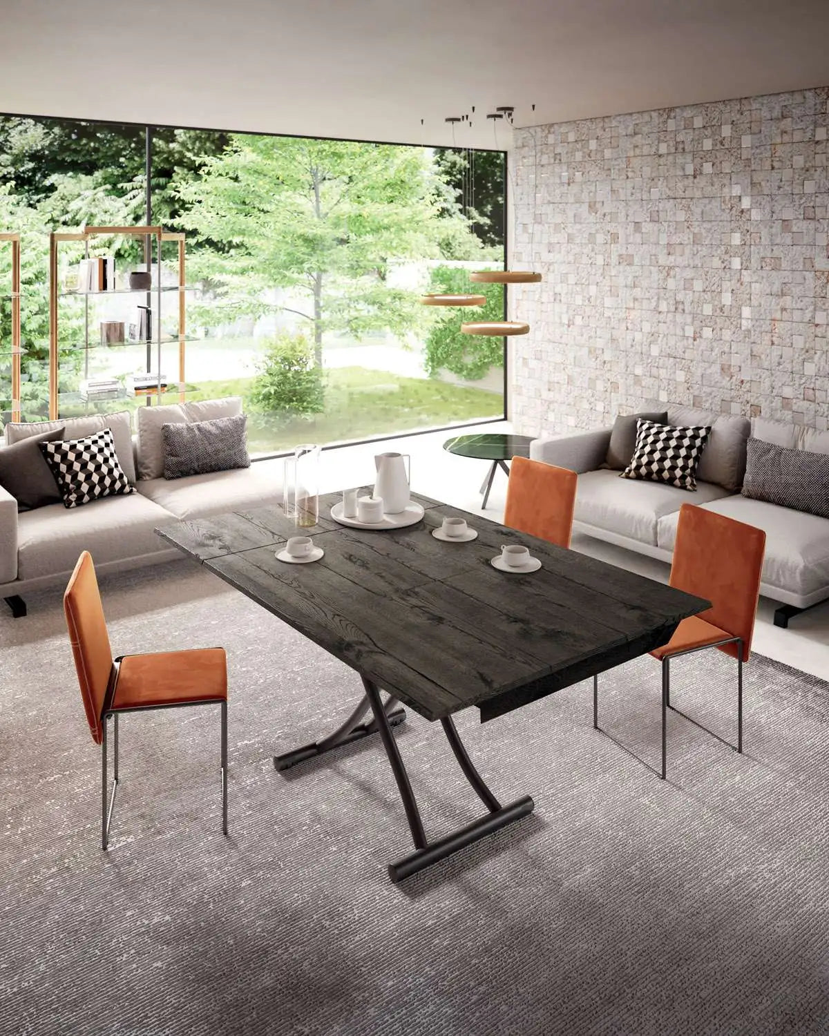 table basse qui se transforme en grande table