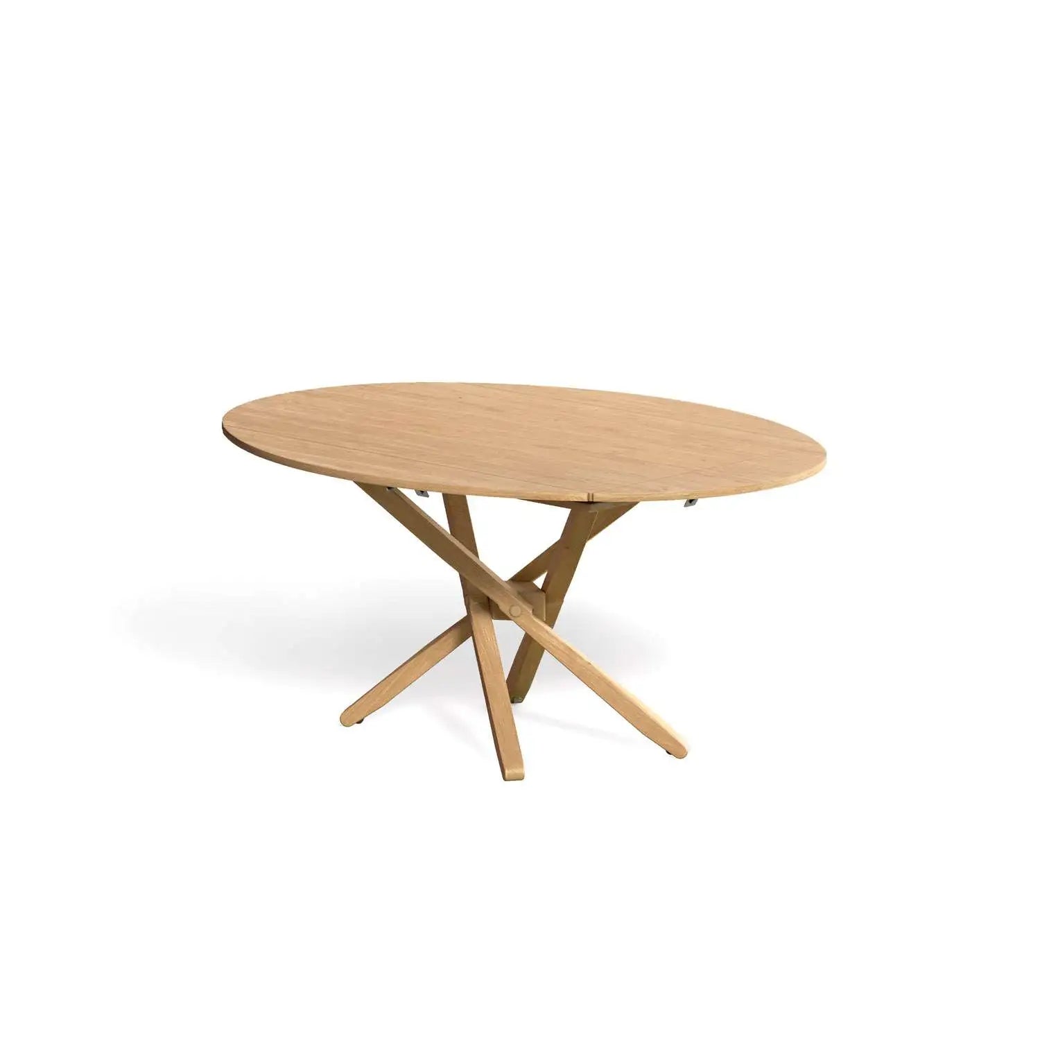 table basse relevable bois foncé