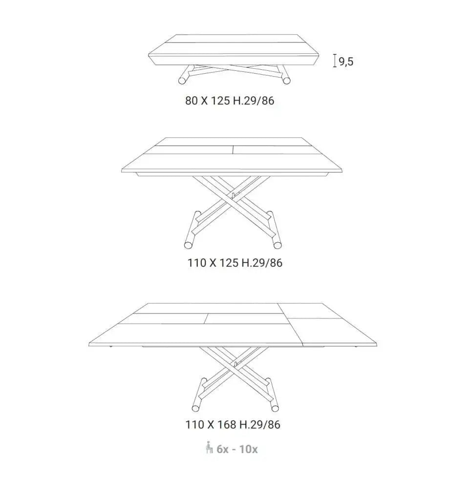 table basse qui se transforme en grande table