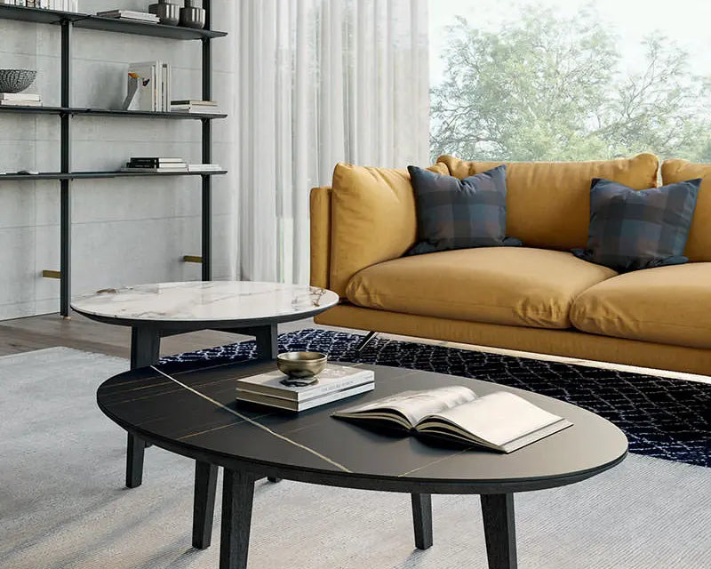 table appoint basse ovale