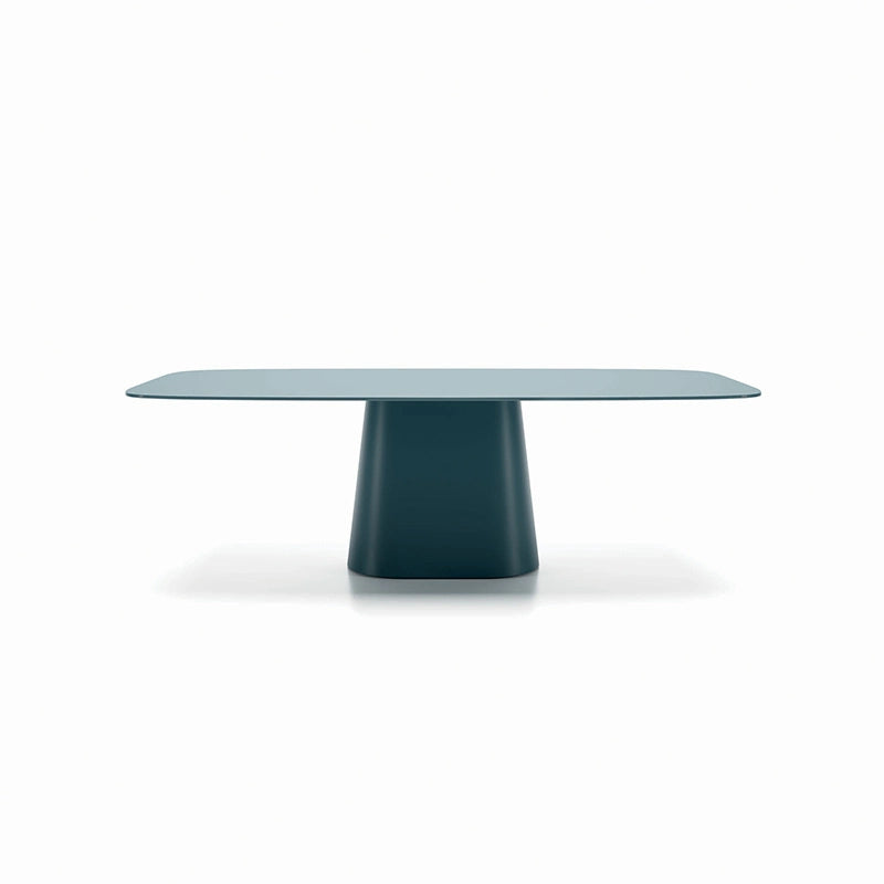 table céramique pied central
