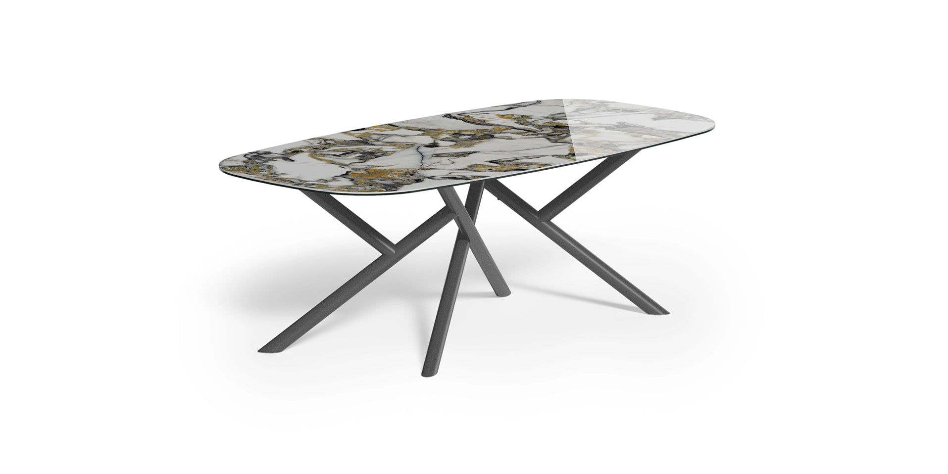 table céramique ovale
