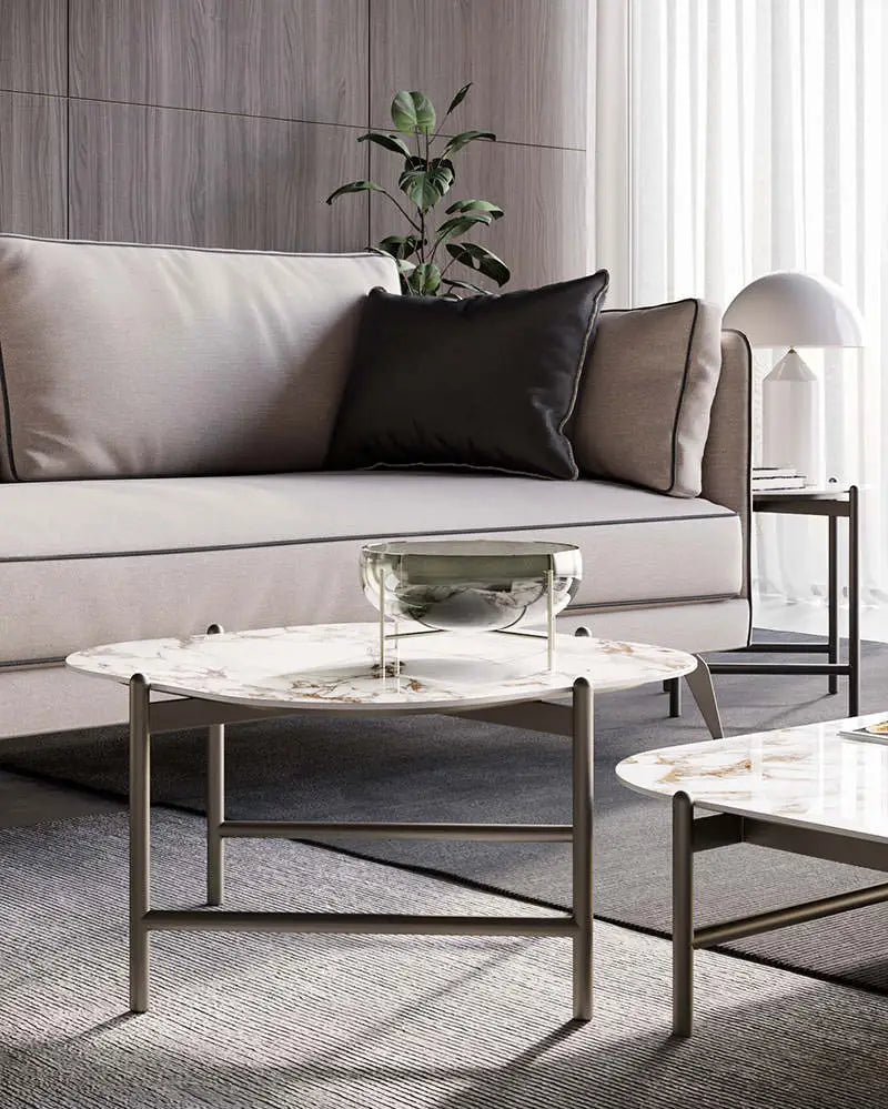 table basse carrée bord arrondi