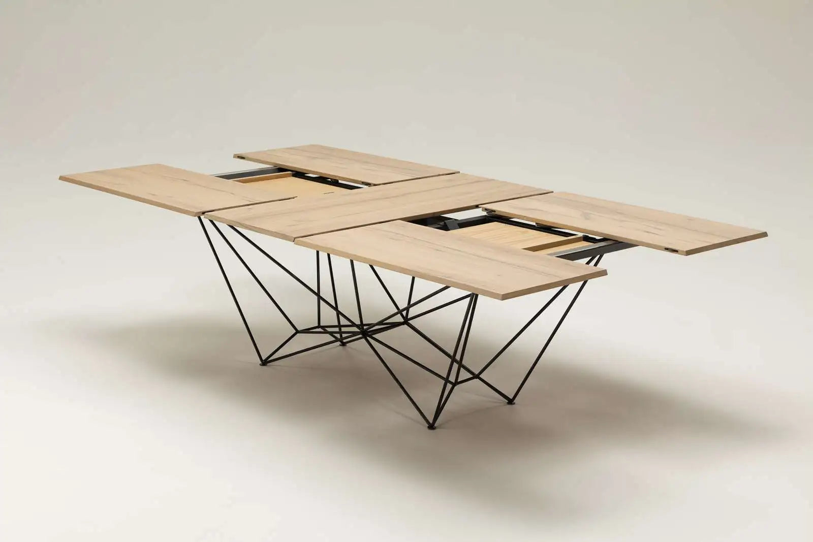 table industrielle extensible 12 personnes