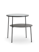 Bout-canape-Double-Plateau-Verre-Metal