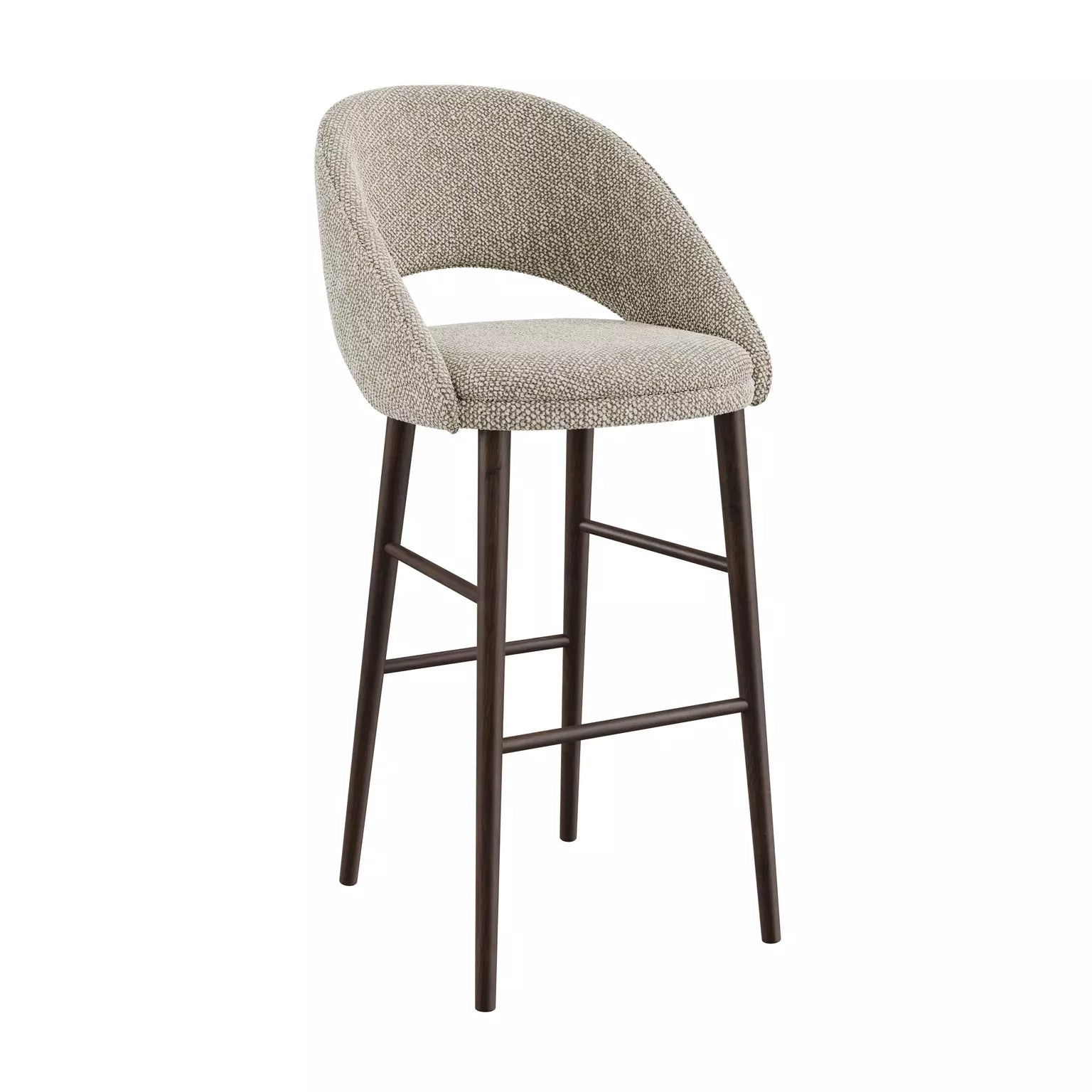 Chaise-Bar-Tissu-Bouclette