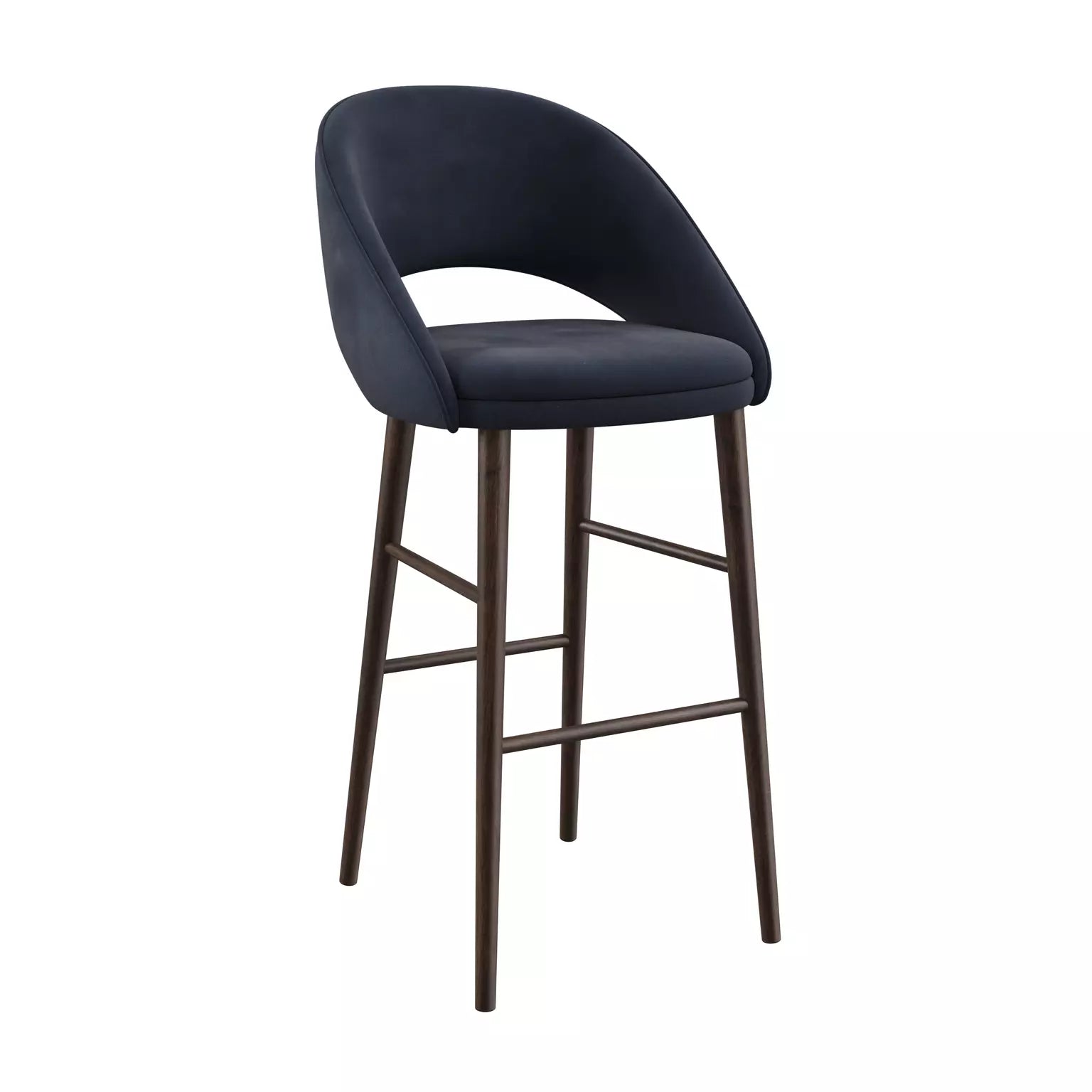 Chaise-Bar-Tissu-Bouclette