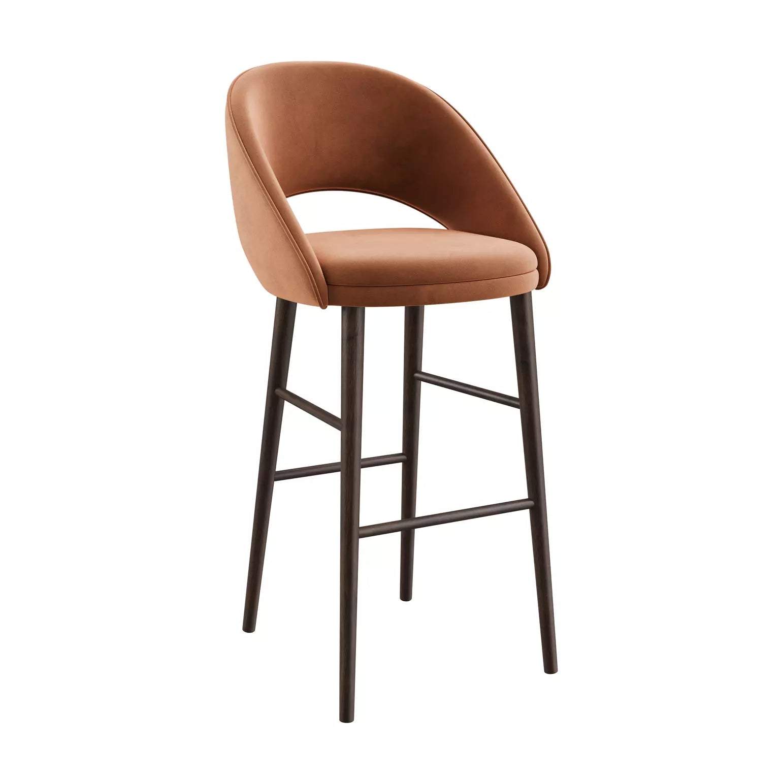 Chaise-Bar-Tissu-Bouclette