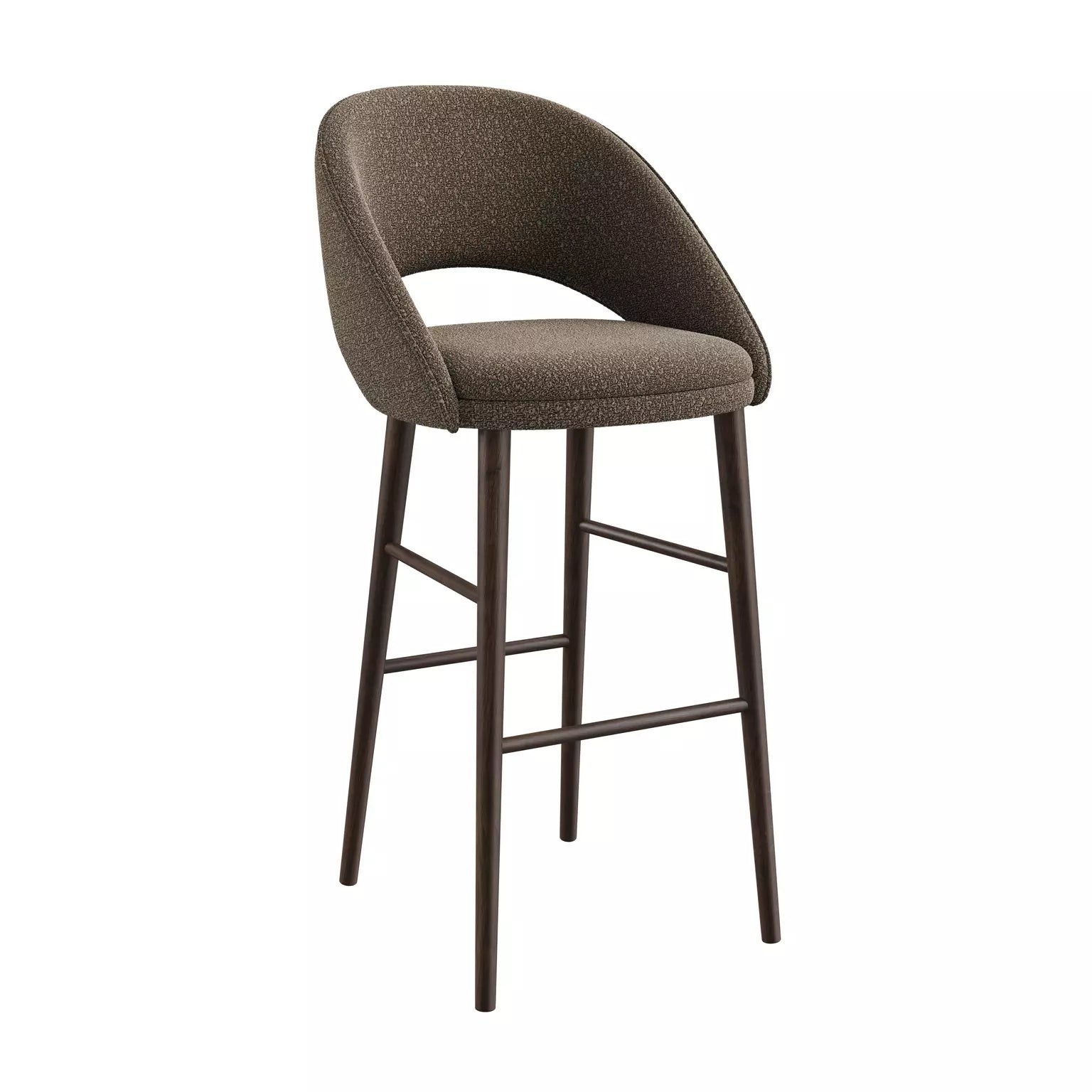 Chaise-Bar-Tissu-Bouclette
