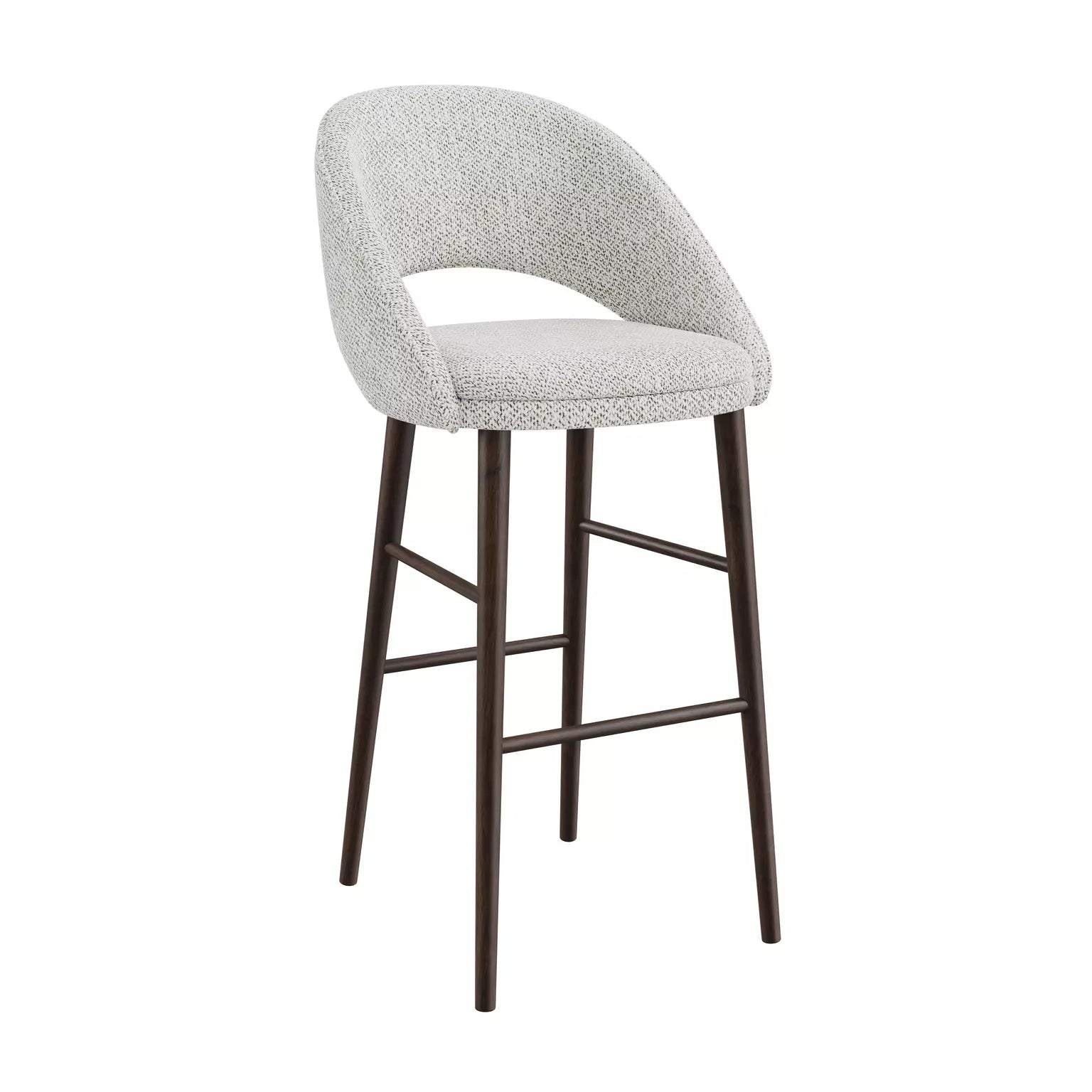 Chaise-Bar-Tissu-Bouclette