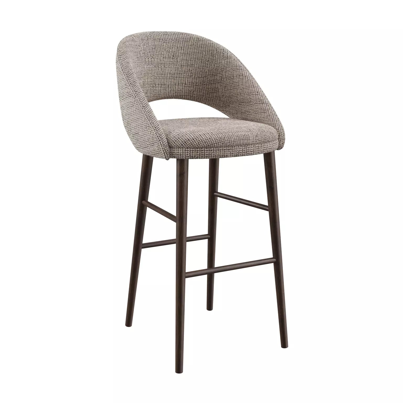 Chaise-Bar-Tissu-Bouclette-pas-cher