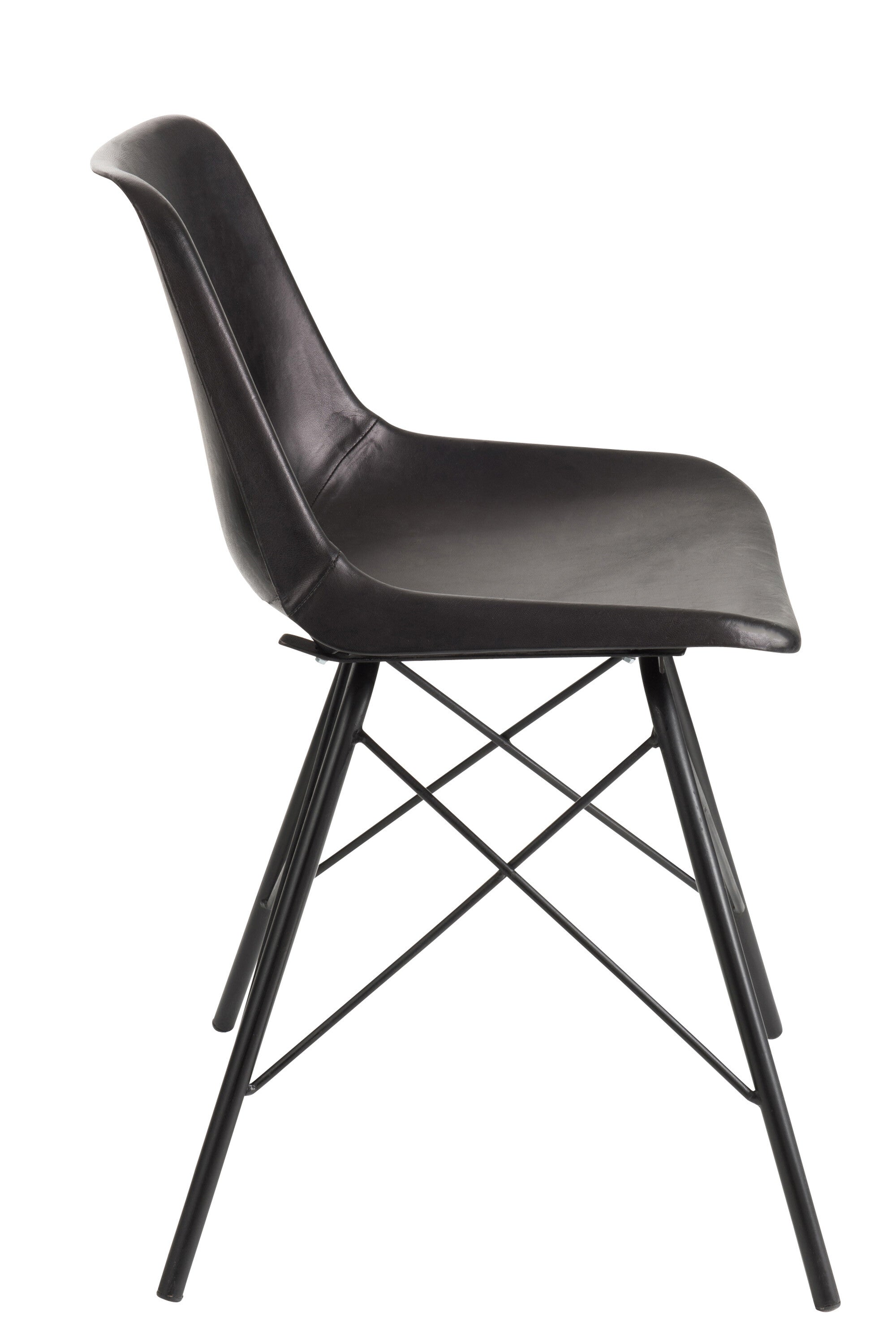 Chaise-Industriel-Noir-Mat-interieur