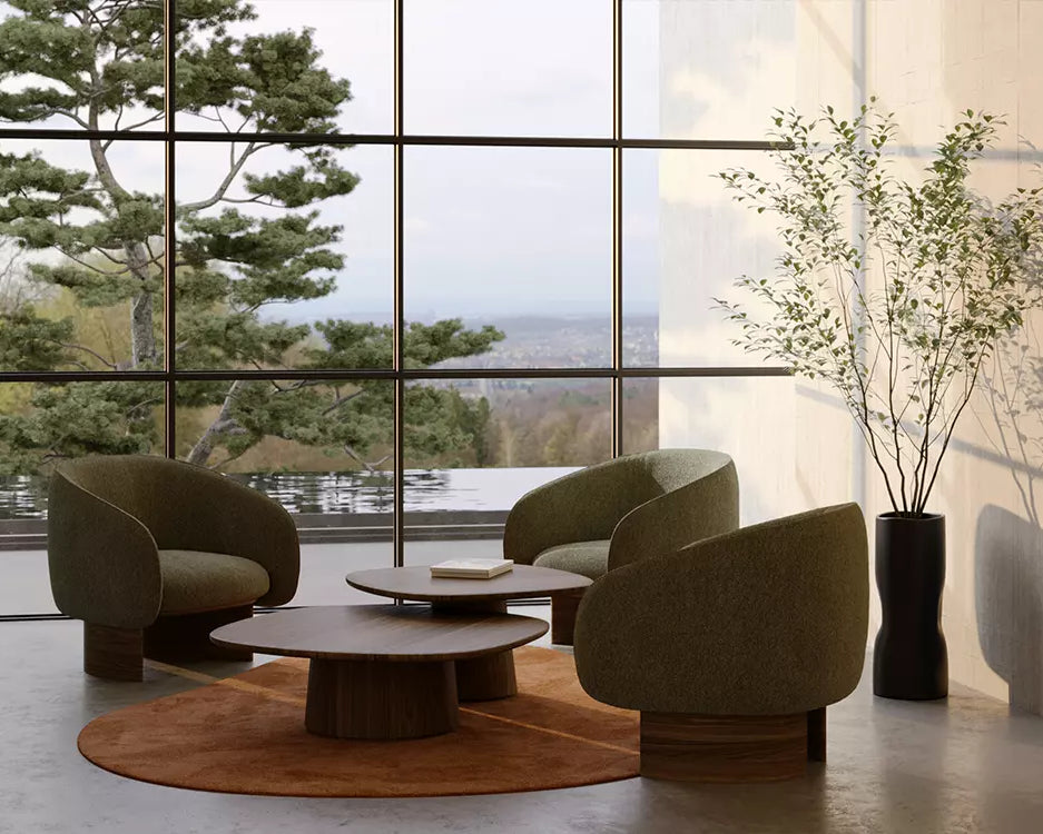 Fauteuil-Bois-Velours