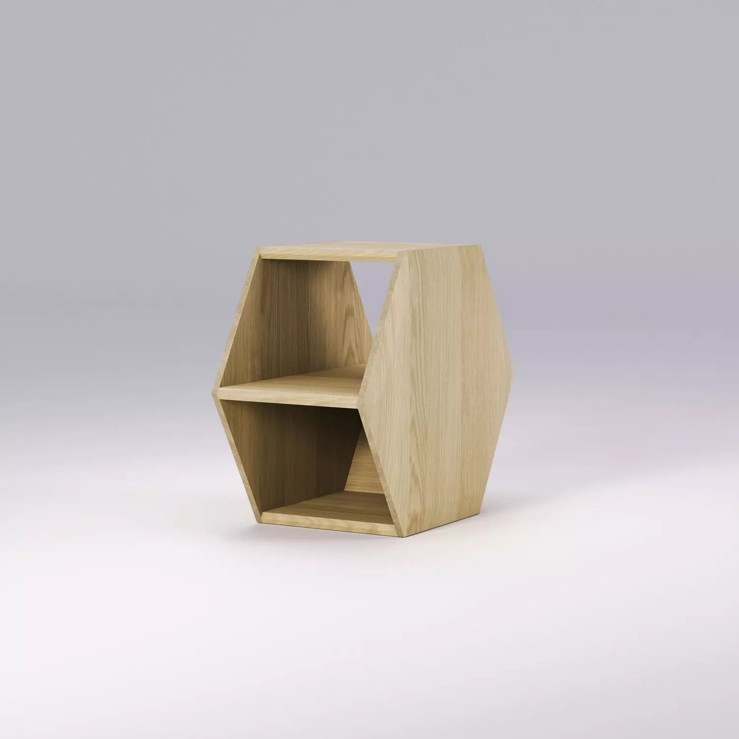 Table-Basse-Hexagonale-Bois-original