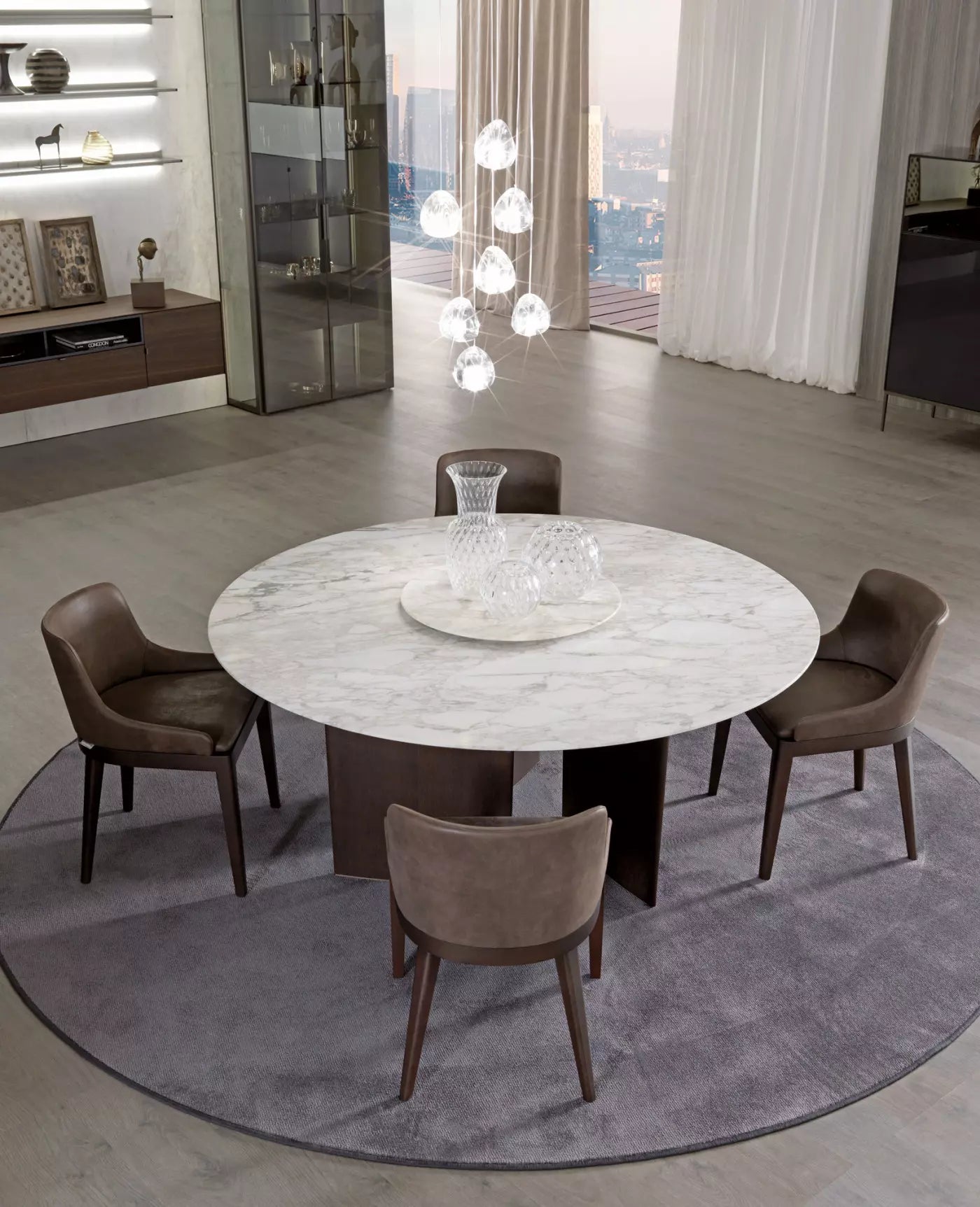 Table-Manger-Bois-Marbre-haut-gamme