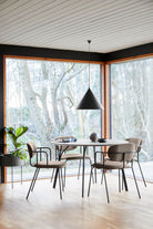 Table-Scandinave-Ronde-noir-120Cm