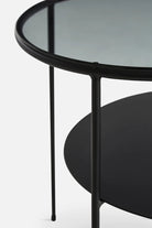 Table-appoint-Double-Plateau-Verre-Metal