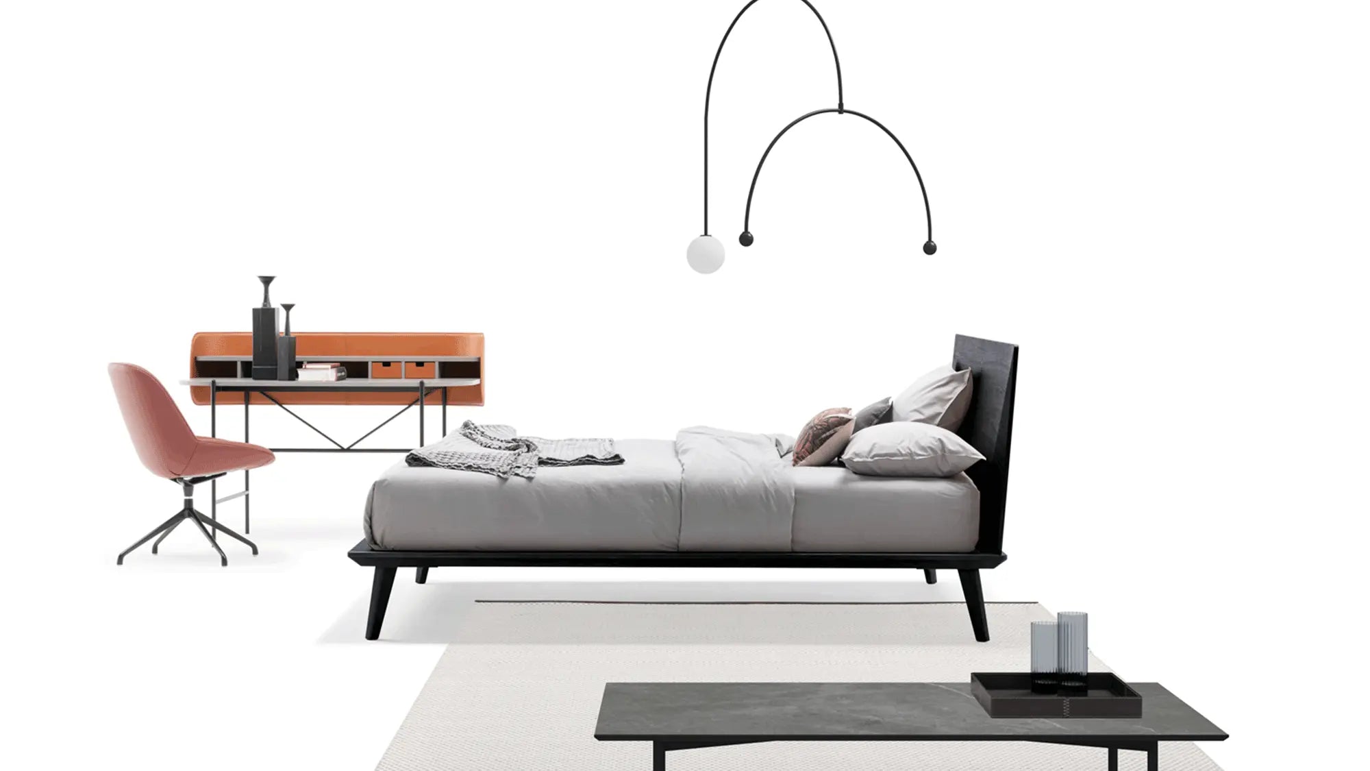 chaise coque pivotante