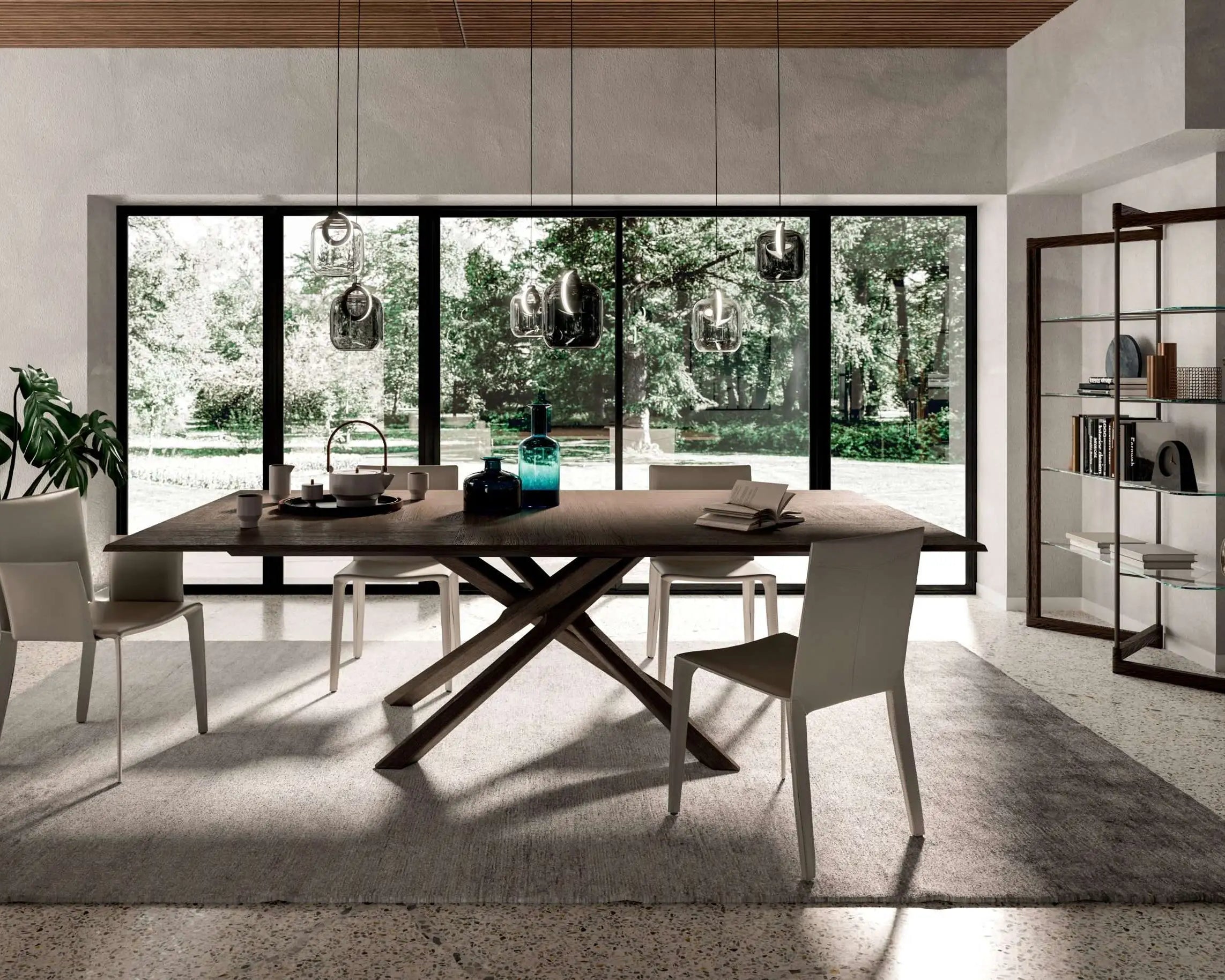 table à manger extensible bois massif