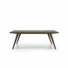 table en bois noir rectangulaire