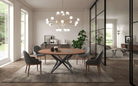 table ronde 100 cm pied central extensible