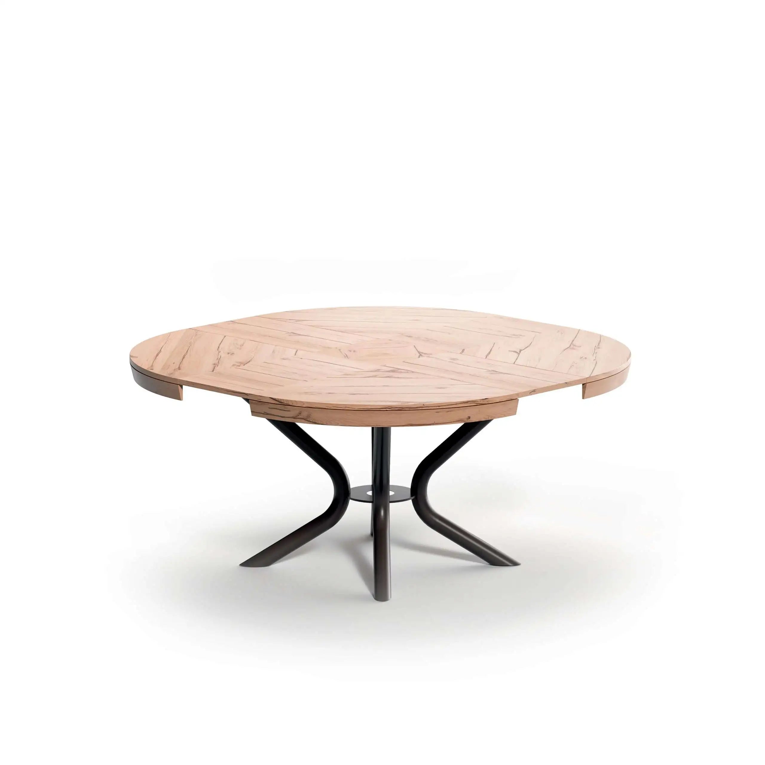 grande table ronde extensible design