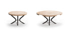 grande table ronde extensible design