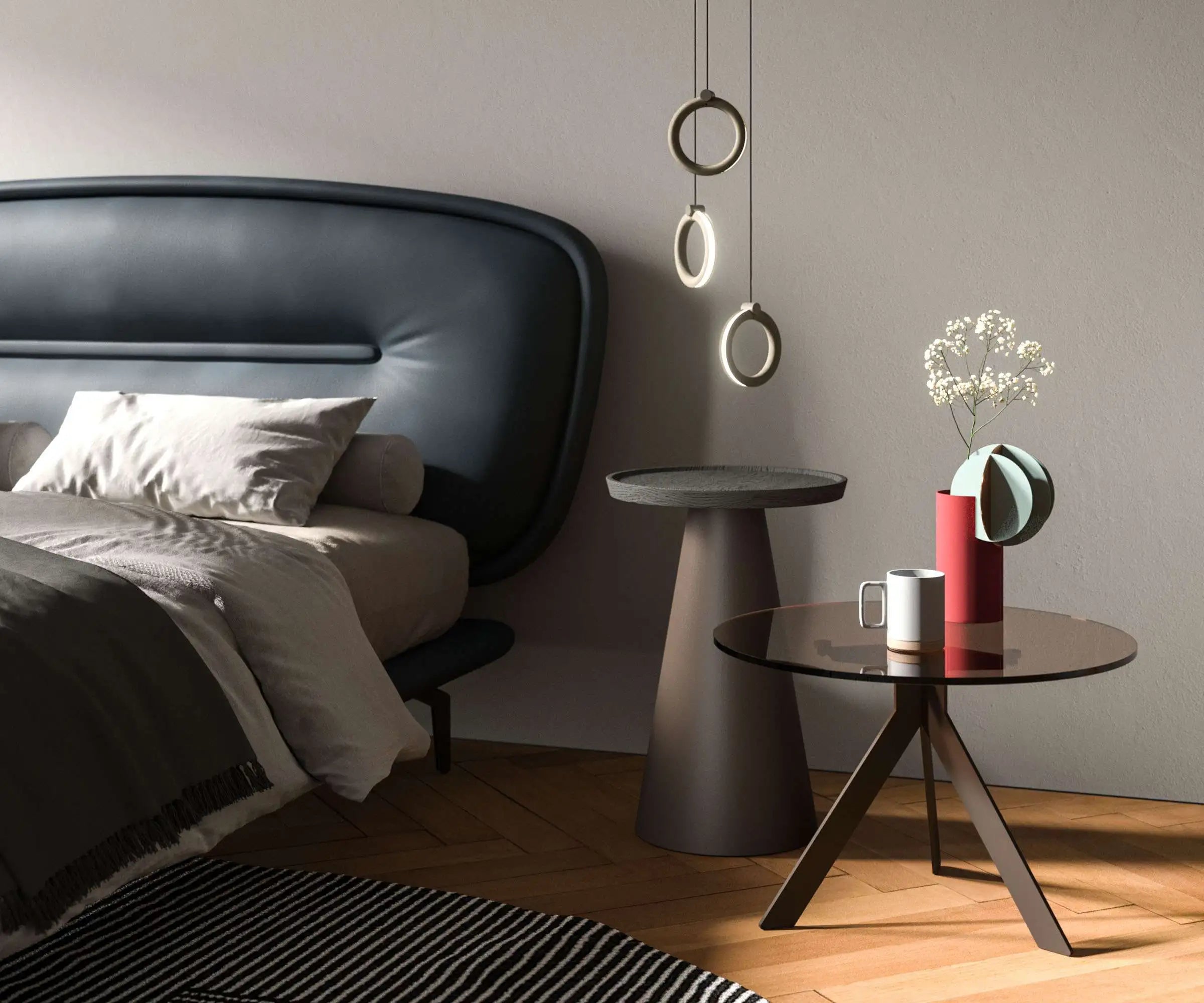 table basse pieds cone