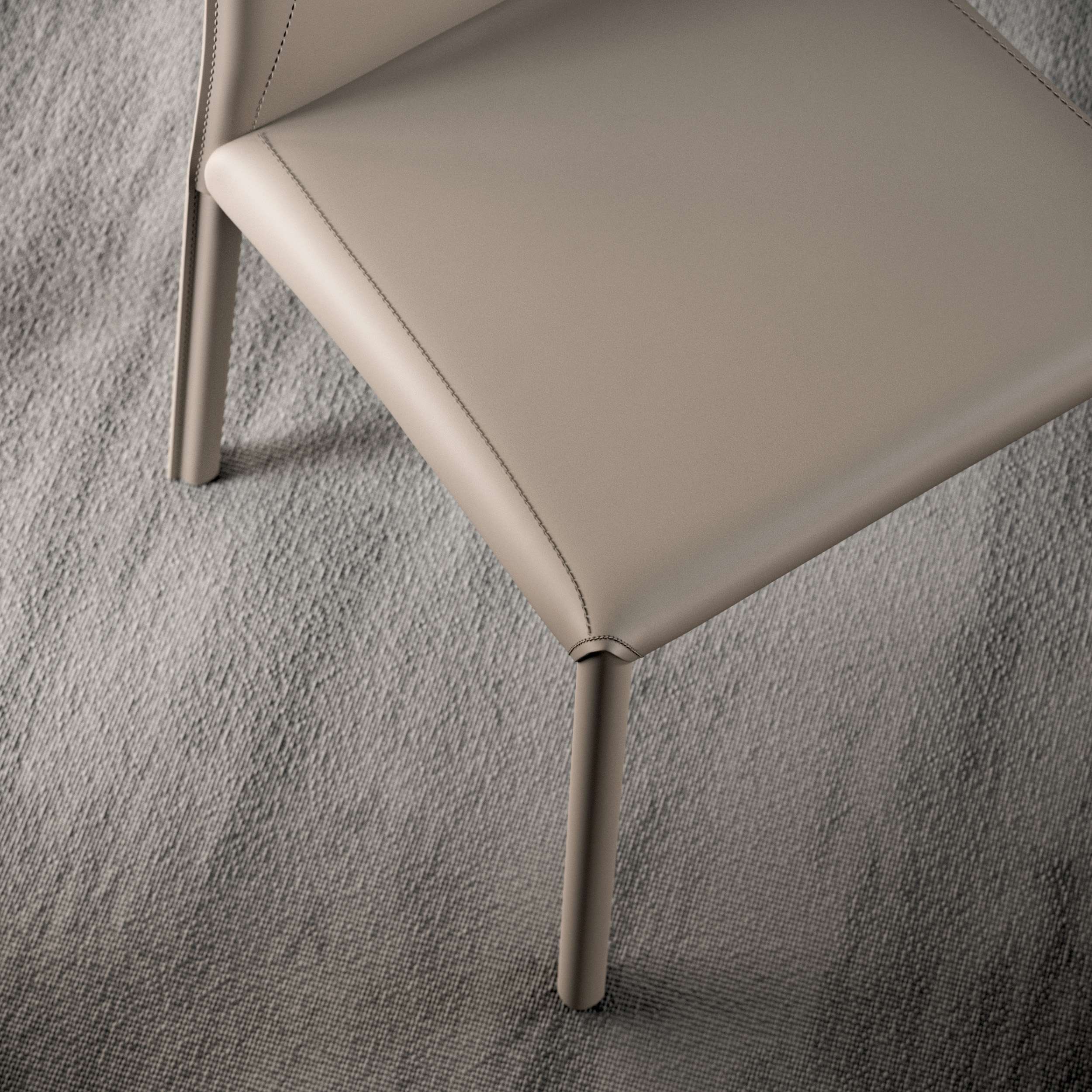 chaise cuir dossier haut