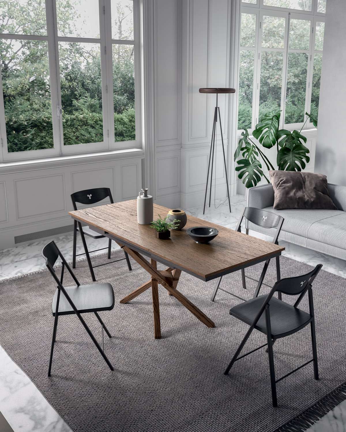 table transformable en table basse