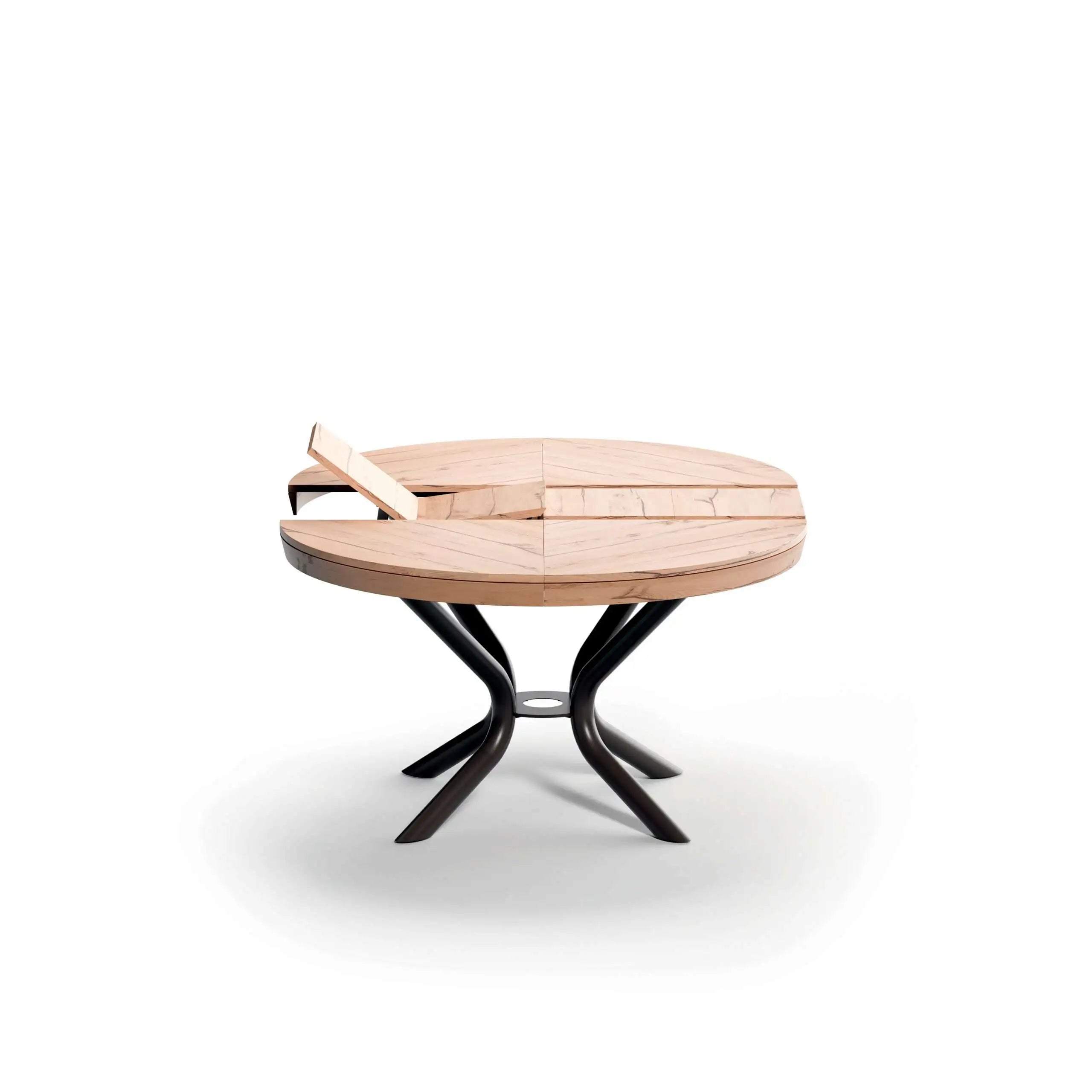 grande table ronde extensible design