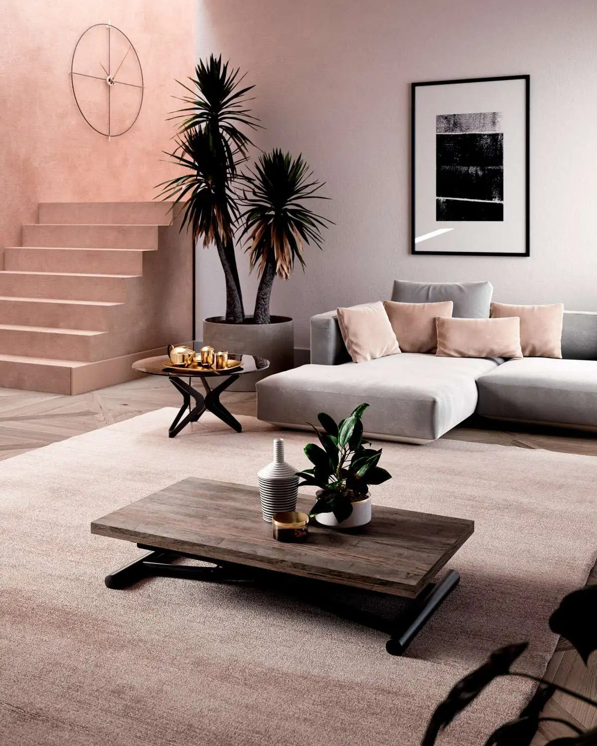 table basse transformable en table de salle à manger