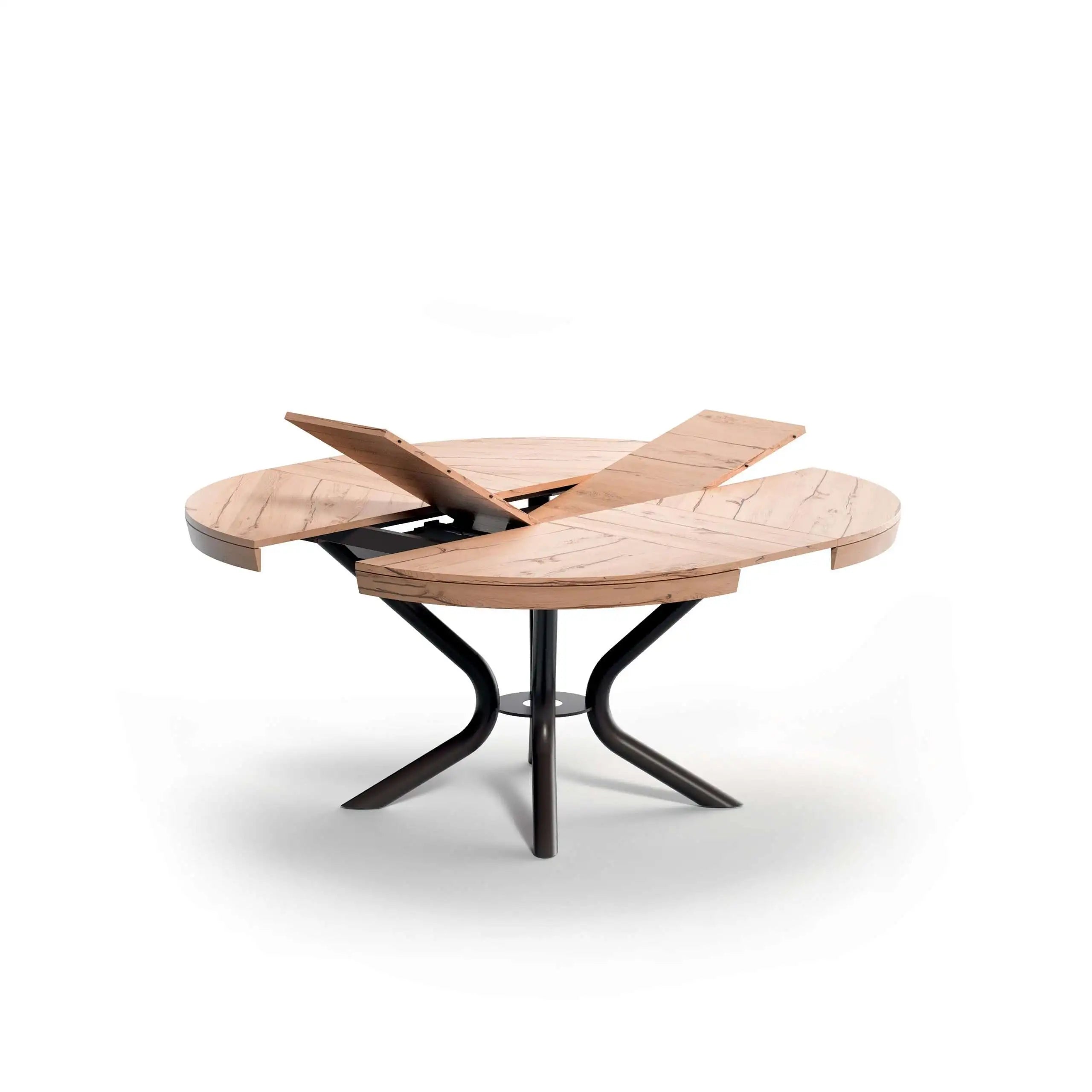 grande table ronde extensible design