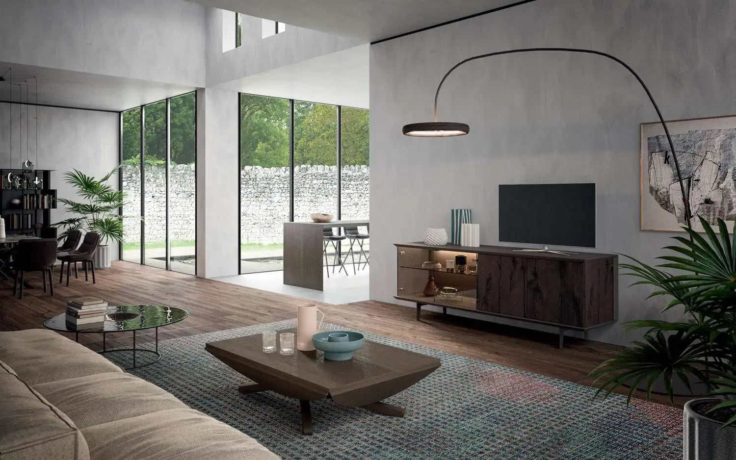 table basse relevable bois foncé