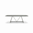 table de salle à manger en bois et métal