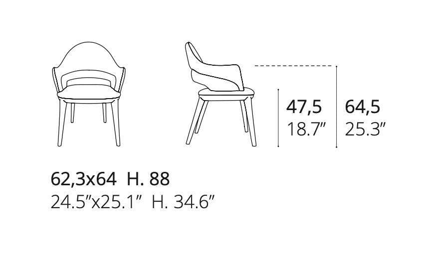chaise coquille salon