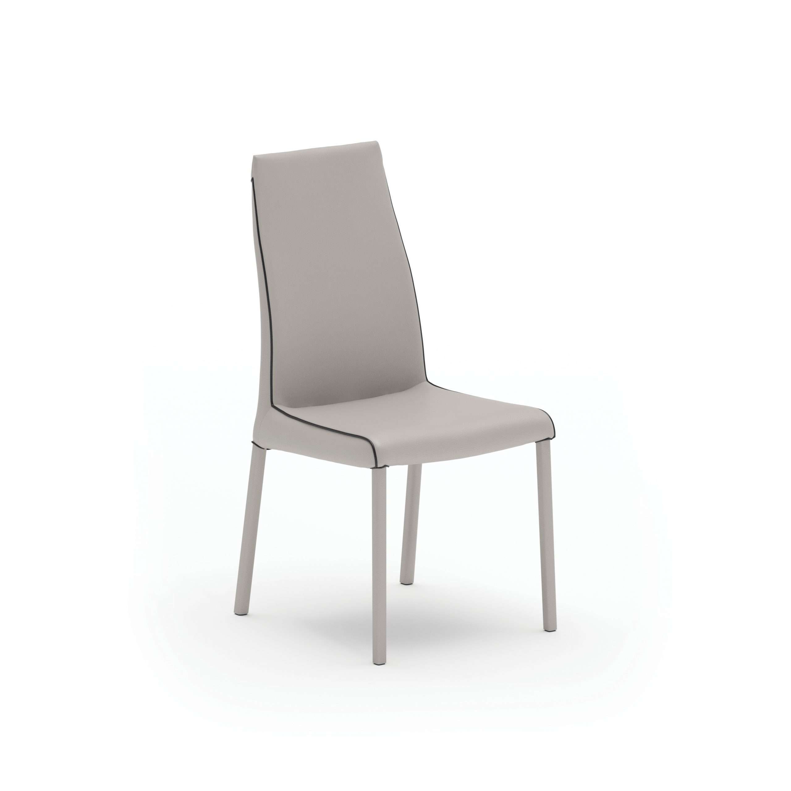 chaise cuir dossier haut