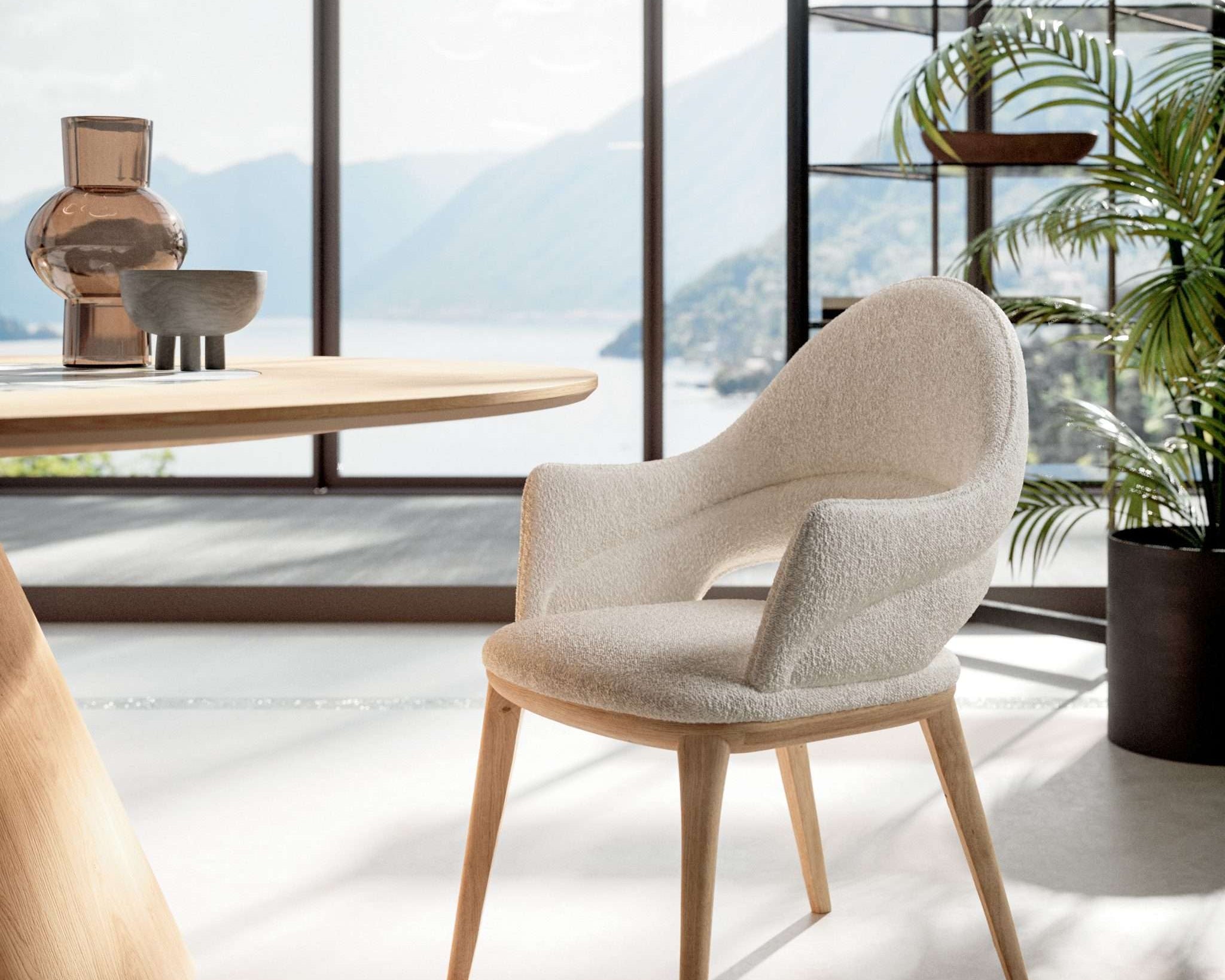 chaise coquille salon