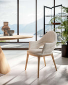 chaise coquille salon