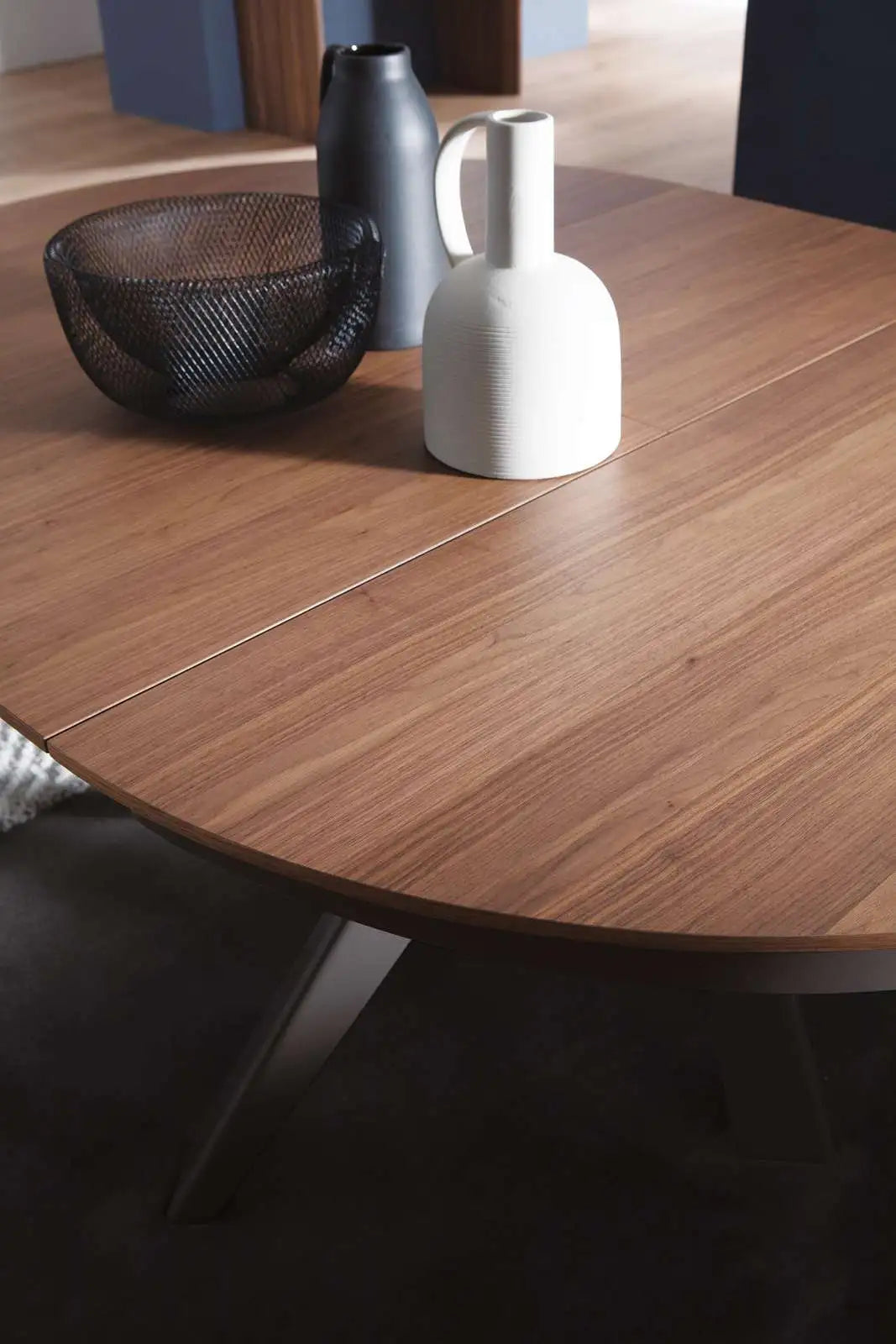 table ronde extensible marbre