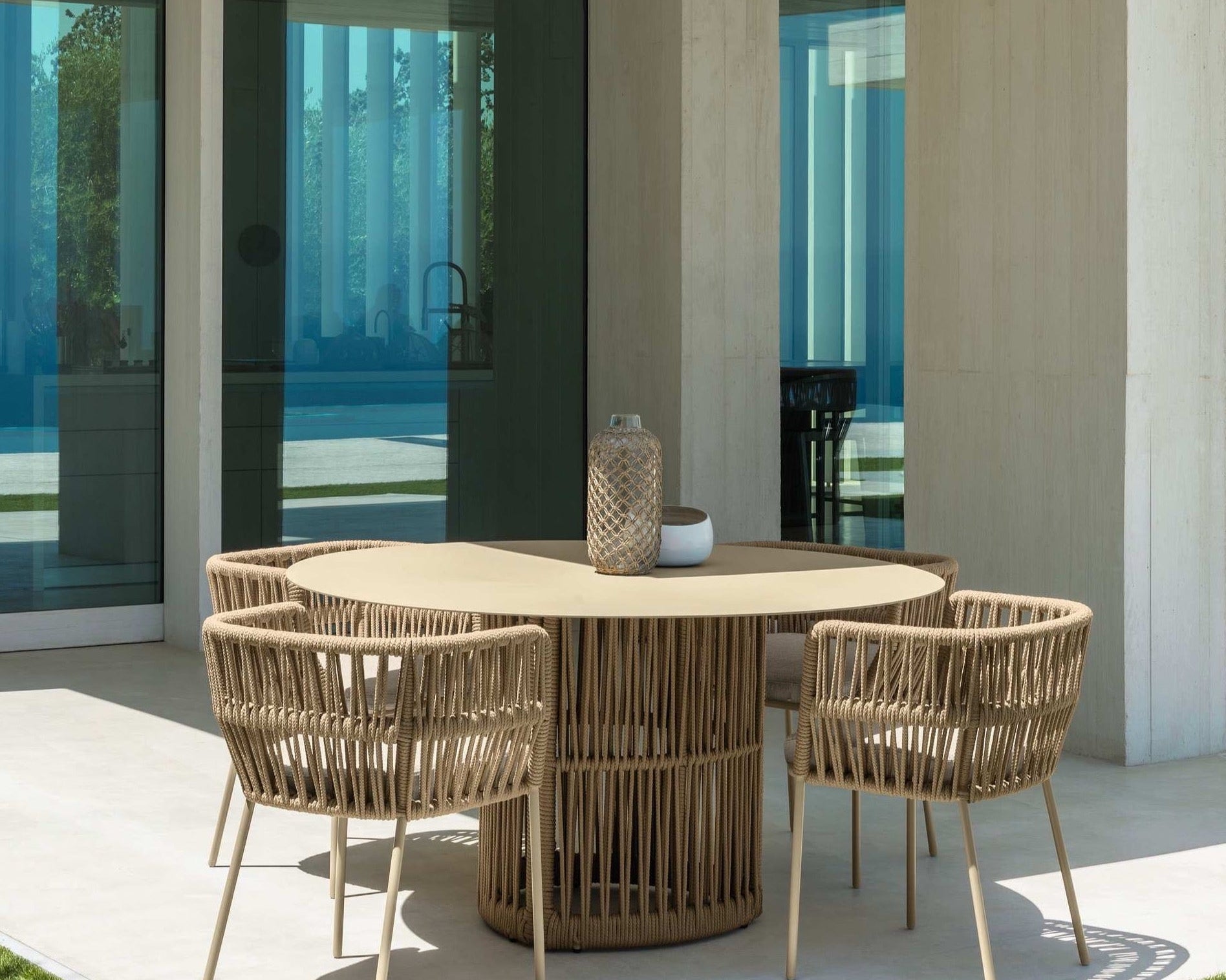 Chaise_Tissu_Table_industrielle