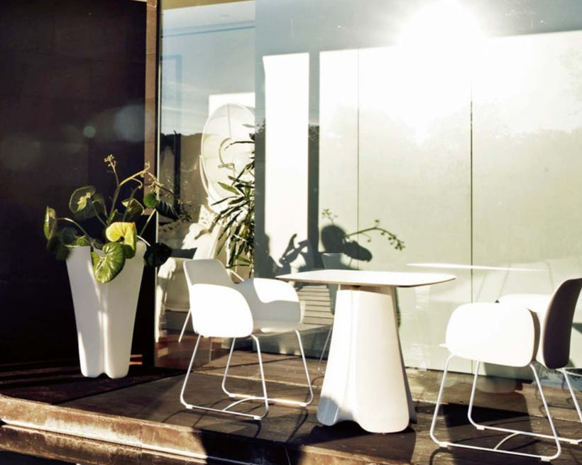 table-exterieure-resine-blanche