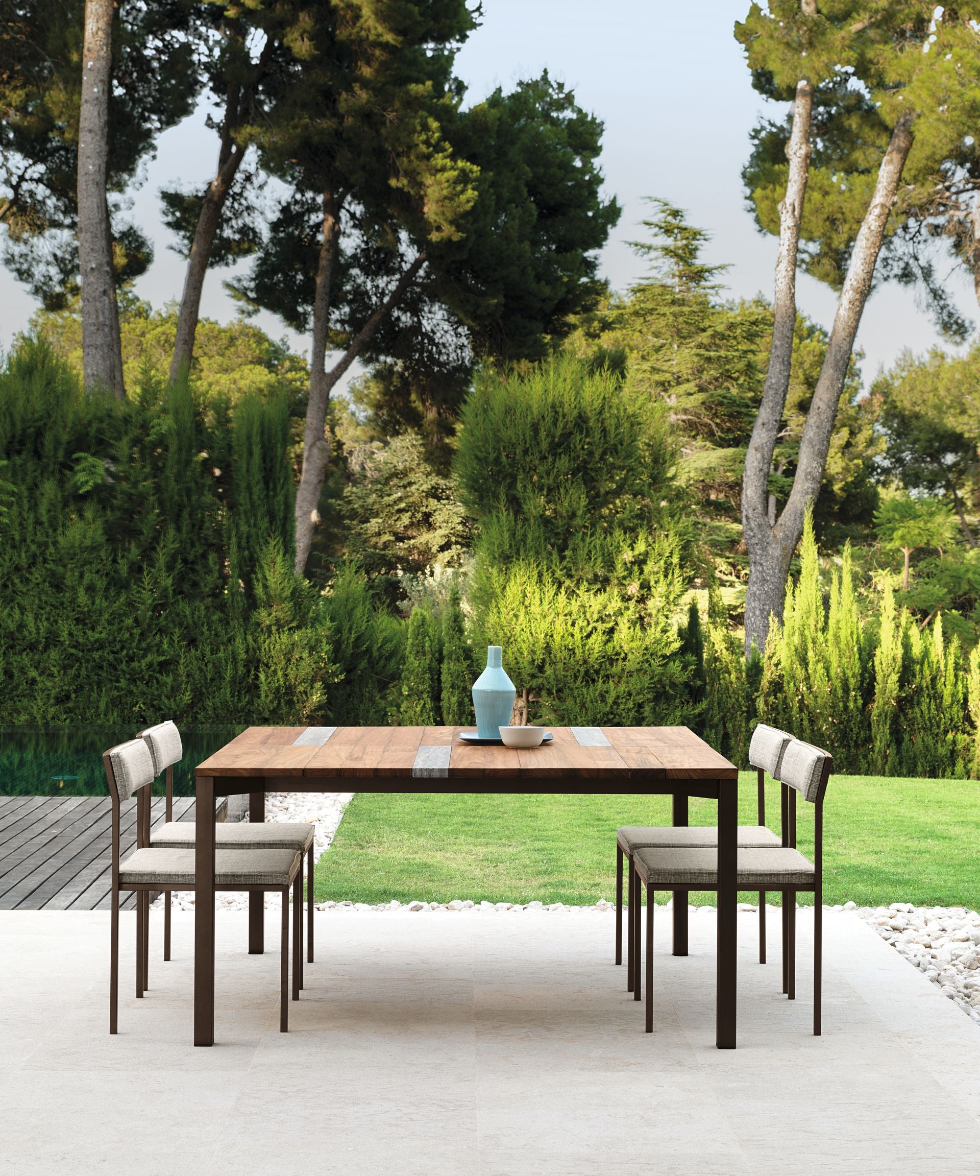 table_exterieur_inox_teck_haut_gamme